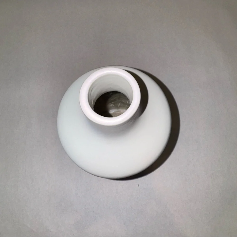 West Elm White Ceramic Vase